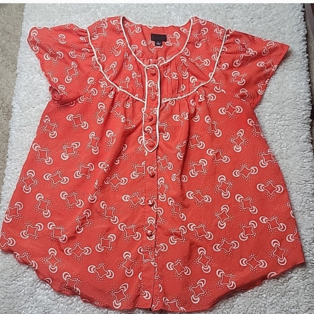 ANNA SUI For Target  Red Top Size L